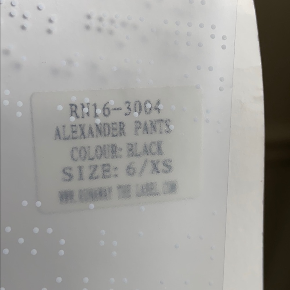 8  NWT RUNWAY ALEXANDER PANTS. S 2 wsist 13.5 inseam 30 - Picture 6 of 10